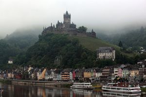 Reichburg Castle From The Mosel River